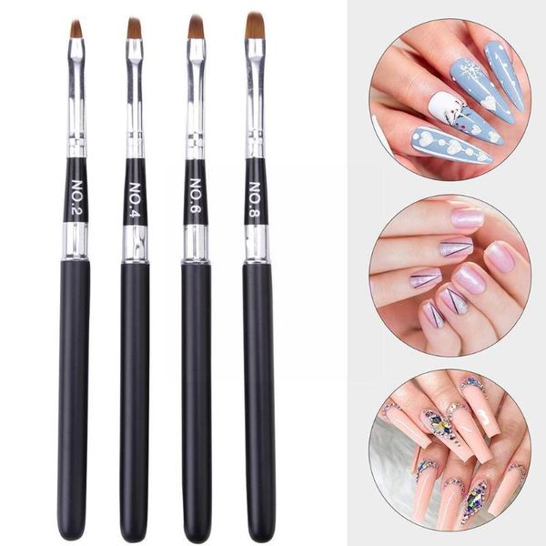 nail brushes 1 pc professional brush manicure gel painting acrylic art pen potherapy head round to l0v5, Yellow
nail brushes 1 pc professional brush manicure gel painting acrylic art pen potherapy head round to l0v5, Yellow