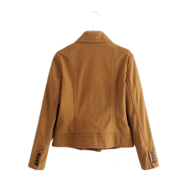 jackets women spring new style lapel long-sleeved double-breasted short jacket coat vintage pure color temperament chic female, Black;brown
jackets women spring new style lapel long-sleeved double-breasted short jacket coat vintage pure color temperament chic female, Black;brown