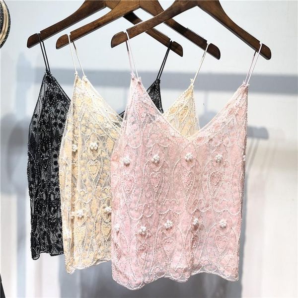 fashion women bead work camis femme lady club camisole bling shiny sequined tanks women's &, White
fashion women bead work camis femme lady club camisole bling shiny sequined tanks women's &, White