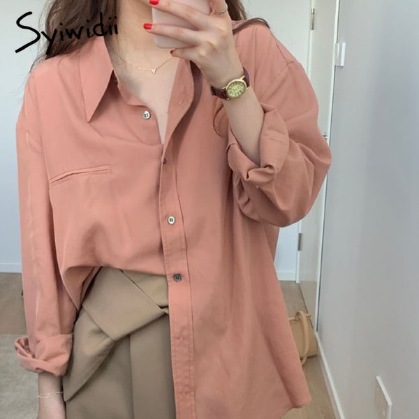 syiwidii long shirt women loose long sleeve korean blouses harajuku shirt casual street style solid pink clothing women 210417, White
syiwidii long shirt women loose long sleeve korean blouses harajuku shirt casual street style solid pink clothing women 210417, White