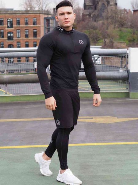 men's fitns suit, elastic bicycle sportswear, long sved sportswear + tight , 2 in 1, 3 piec, Gray
men's fitns suit, elastic bicycle sportswear, long sved sportswear + tight , 2 in 1, 3 piec, Gray