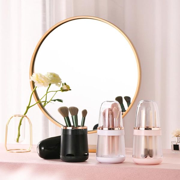 storage boxes & bins 2021 10-hole dust-proof cosmetic brush box, tool pearl accessory with lid
storage boxes & bins 2021 10-hole dust-proof cosmetic brush box, tool pearl accessory with lid