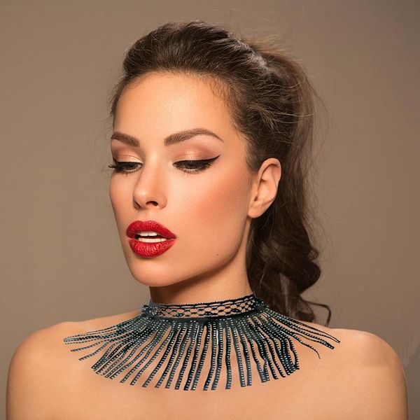 chokers cosyoo summer accessories multi-tassel collar goth hip hop rock retro dark style choker necklace neutral, Golden;silver
chokers cosyoo summer accessories multi-tassel collar goth hip hop rock retro dark style choker necklace neutral, Golden;silver