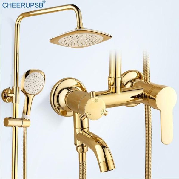 gold shower set bathroom rainfall system luxury brass bath faucet round sprayer rain fall taps chrome showers sets
gold shower set bathroom rainfall system luxury brass bath faucet round sprayer rain fall taps chrome showers sets