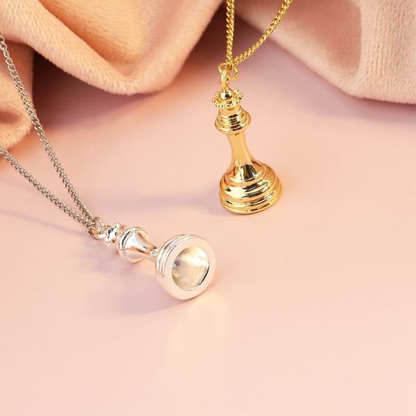 pendant necklaces polishedplus chess king queen rook knight bishop pawn charm diy couples necklace jewelry gift for men women, Silver
pendant necklaces polishedplus chess king queen rook knight bishop pawn charm diy couples necklace jewelry gift for men women, Silver
