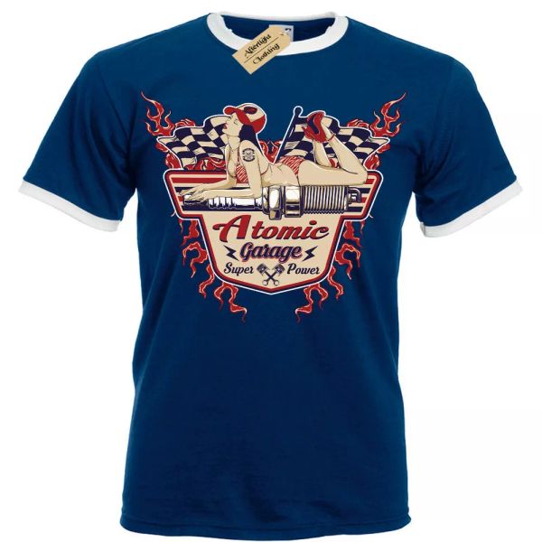 atómico garaje camiseta eua personalizado motor pinup mecánico hombre ringer, White;black
atómico garaje camiseta eua personalizado motor pinup mecánico hombre ringer, White;black