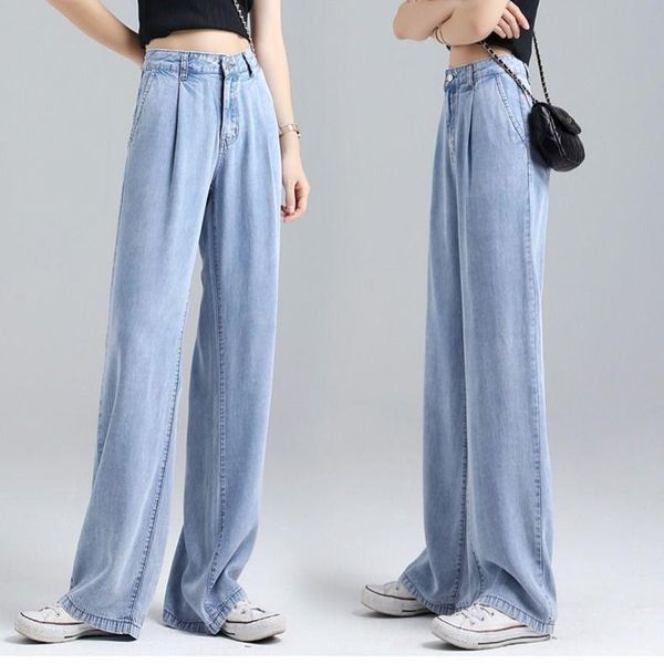 women's jeans woman pants lyocell straight loose summer height kidney pantalones vaqueros mujer, Blue
women's jeans woman pants lyocell straight loose summer height kidney pantalones vaqueros mujer, Blue