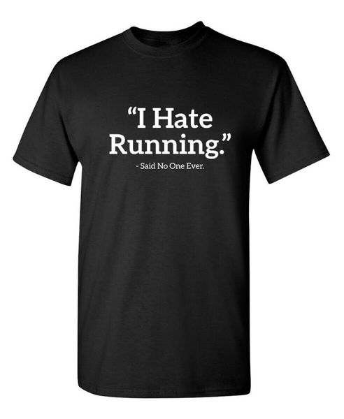 men's t-shirts no one said hate running sarcastic novelty soft cotton funny t-shirt, White;black
men's t-shirts no one said hate running sarcastic novelty soft cotton funny t-shirt, White;black