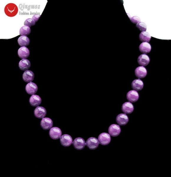 Qingmos Trendy Purple Sugilite Necklace For Women With 12mm Round Stone Fine Jewelry Chokers 17'' Colar Ne6541, Golden;silver
Qingmos Trendy Purple Sugilite Necklace For Women With 12mm Round Stone Fine Jewelry Chokers 17'' Colar Ne6541, Golden;silver