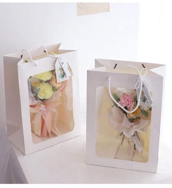 gift wrap 5pcs square clear window paper flower packaging box with handle rope florist bouquet wrapping boxes arrangement supplies
gift wrap 5pcs square clear window paper flower packaging box with handle rope florist bouquet wrapping boxes arrangement supplies