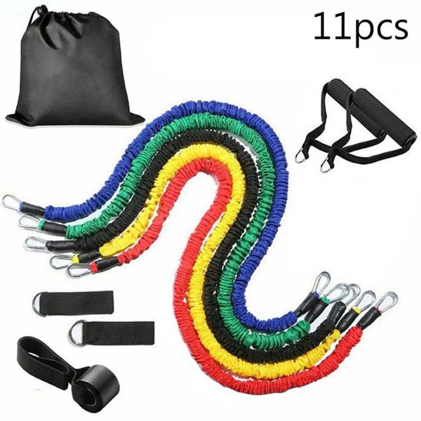 resistance bands 11 pcs set tube with protective nylon sleeves elastic for outdoor workout equipment
resistance bands 11 pcs set tube with protective nylon sleeves elastic for outdoor workout equipment