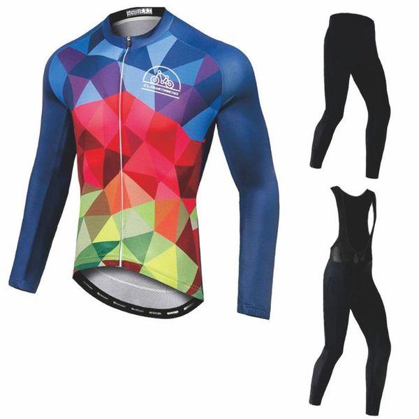 men long sleeves cycling clothing jersey set maillot sport uniform mtb tight jacket cycle clothes racing sets, Black;blue
men long sleeves cycling clothing jersey set maillot sport uniform mtb tight jacket cycle clothes racing sets, Black;blue