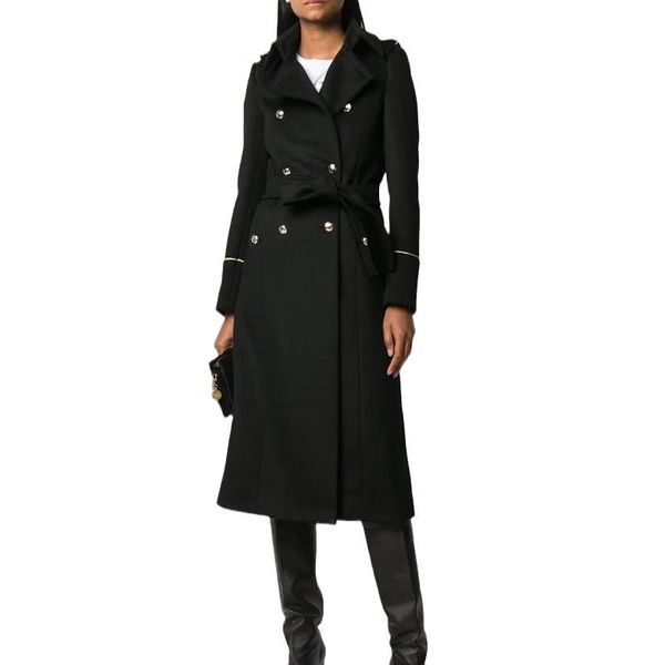 women's wool & blends women korean loose coat temperament woolen overcoat classic double breasted long jacket winter coats 2021, Black
women's wool & blends women korean loose coat temperament woolen overcoat classic double breasted long jacket winter coats 2021, Black