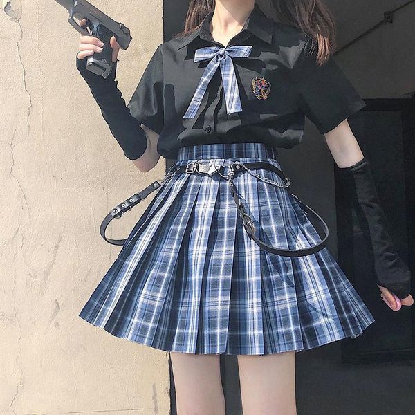 japanese harajuku high waist womens dresses suits amp sets plaid mini skirt ins school uniforms a line ulzzang ages 18, White
japanese harajuku high waist womens dresses suits amp sets plaid mini skirt ins school uniforms a line ulzzang ages 18, White