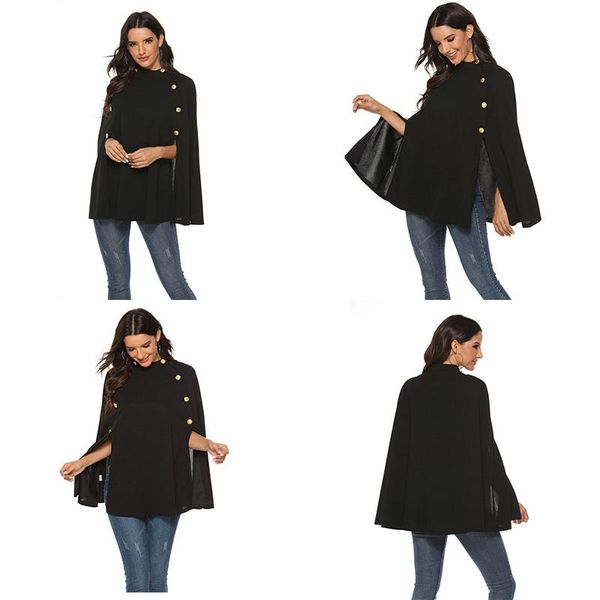 women's trench coats poncho jacket cape coat loose outerwear batwing cloak women warm winter, Tan;black
women's trench coats poncho jacket cape coat loose outerwear batwing cloak women warm winter, Tan;black