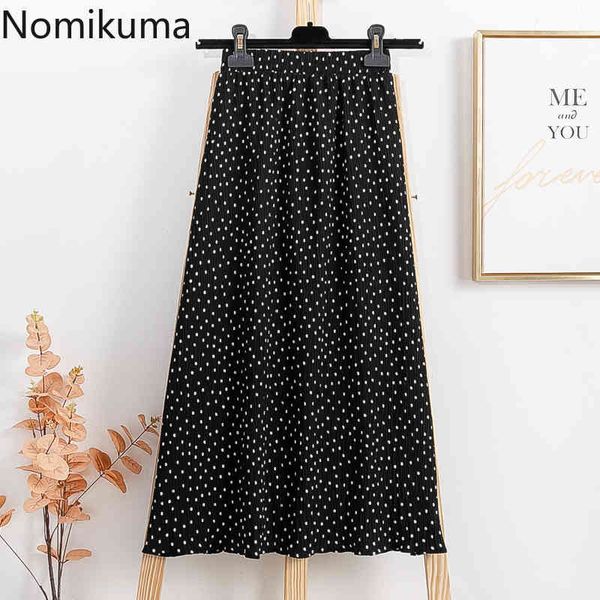 nomikuma chiffon polka dot skirts women stretch high waist a line midi skirt female chic casual daily life faldas mujer 210514, Black
nomikuma chiffon polka dot skirts women stretch high waist a line midi skirt female chic casual daily life faldas mujer 210514, Black