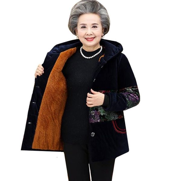 women's trench coats corduroy grandmother cotton jacket plus size 5xl winter middle-aged warm print hooded coat casual female basic a2, Tan;black
women's trench coats corduroy grandmother cotton jacket plus size 5xl winter middle-aged warm print hooded coat casual female basic a2, Tan;black