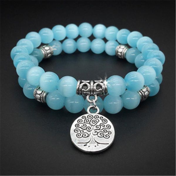 beaded, strands 8mm blue cat's eye set bracelets tree of lift pendant yoga natural crystal beaded bracelet female jewelry wholesale, Black
beaded, strands 8mm blue cat's eye set bracelets tree of lift pendant yoga natural crystal beaded bracelet female jewelry wholesale, Black