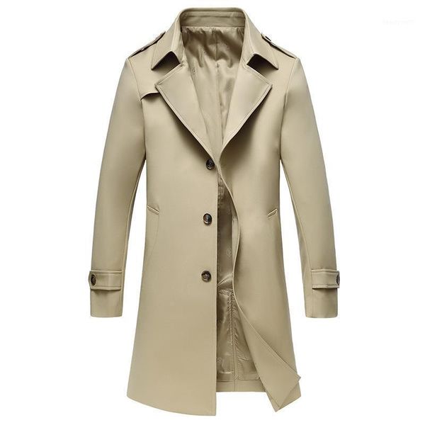men's trench coats windbreaker mid-length 2021 spring and autumn business casual large size high-quality blended jacket man clothing, Tan;black
men's trench coats windbreaker mid-length 2021 spring and autumn business casual large size high-quality blended jacket man clothing, Tan;black