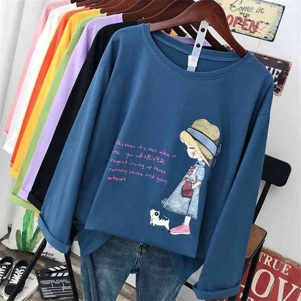 donamol plus size women clothes spring and autumn fashion casual long sleeve t-shirt loose 100% cotton pattern print & tees, White
donamol plus size women clothes spring and autumn fashion casual long sleeve t-shirt loose 100% cotton pattern print & tees, White