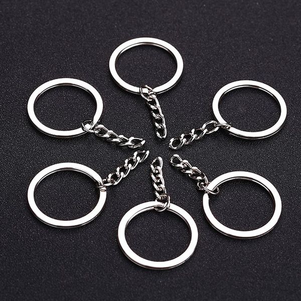 keychains 50pcs polished color 25mm/30mm keyring keychain split ring with short chain key rings women men diy chains accessorie, Silver
keychains 50pcs polished color 25mm/30mm keyring keychain split ring with short chain key rings women men diy chains accessorie, Silver