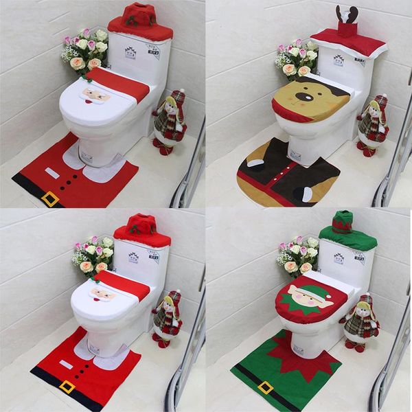 3pcs/set santa claus elk chriastmas bathroom decoration toilet seat cover foot pad radiator cap papertowel covers
3pcs/set santa claus elk chriastmas bathroom decoration toilet seat cover foot pad radiator cap papertowel covers