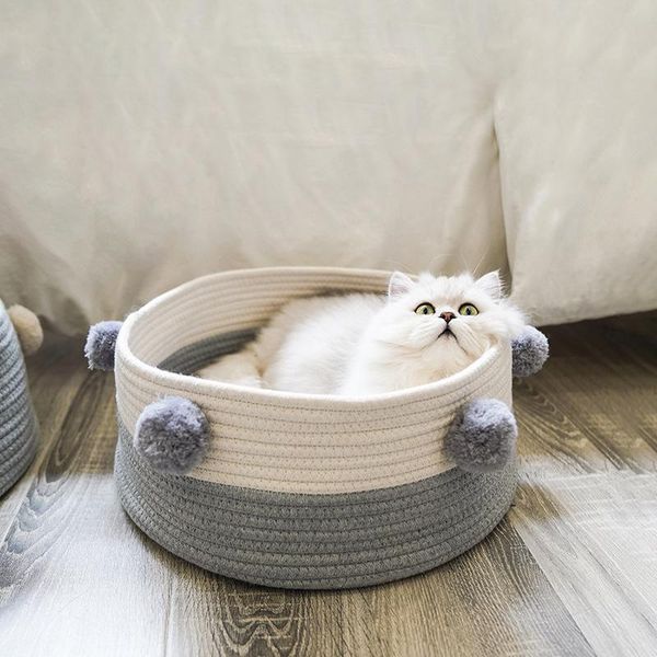 cat nest soft warm puppy dogs beds cotton weave pet sleeping rest basket small cats dog cute house kennel & furniture
cat nest soft warm puppy dogs beds cotton weave pet sleeping rest basket small cats dog cute house kennel & furniture