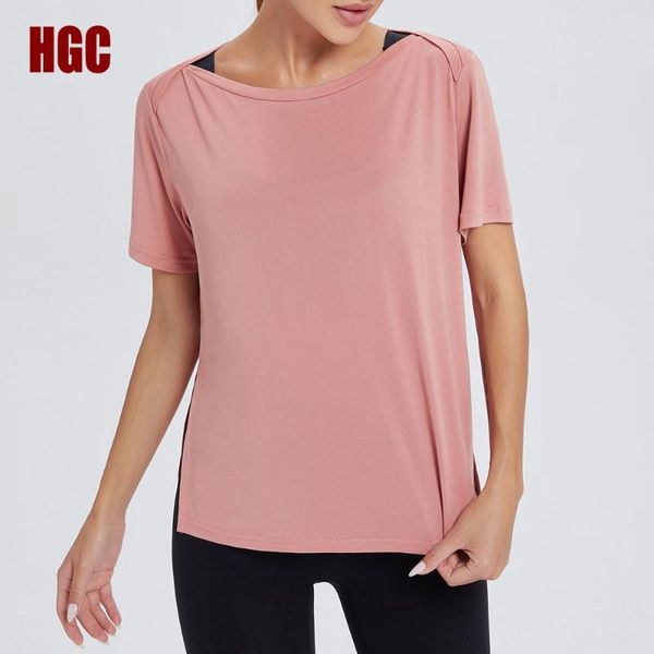 yoga outfit short sleeve blouse sports t-shirt women loose leisure elastic running gym clothing workout fitness versatile hgc
yoga outfit short sleeve blouse sports t-shirt women loose leisure elastic running gym clothing workout fitness versatile hgc