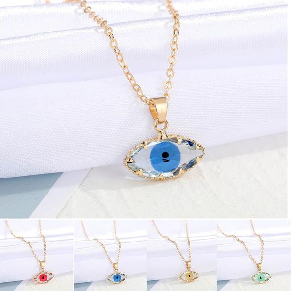 chokers lucky crystal turkish evil eye pendant necklace for women girls transparent blue eyes clavicle necklaces jewelry gifts, Golden;silver
chokers lucky crystal turkish evil eye pendant necklace for women girls transparent blue eyes clavicle necklaces jewelry gifts, Golden;silver