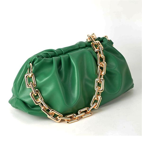 evening bags soft pu leather pleated shoulder for women luxury designer handbag thick metal chain female fashion purse underarm bag
evening bags soft pu leather pleated shoulder for women luxury designer handbag thick metal chain female fashion purse underarm bag