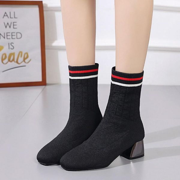 boots women's high heels socks autumn winter fashion square toe knitted stretch women black ankle sock
boots women's high heels socks autumn winter fashion square toe knitted stretch women black ankle sock