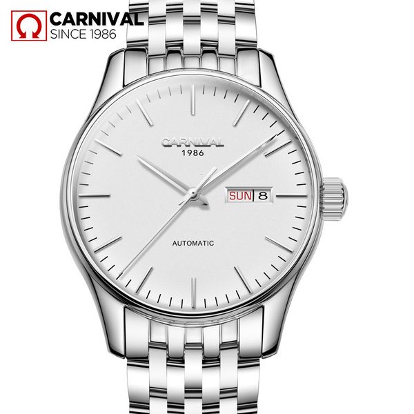 2017 switzerland luxury gentlemen's watch carnaval brand automatic mechanical complete rust-clock waterproof calendar week reloje, Slivery;brown
2017 switzerland luxury gentlemen's watch carnaval brand automatic mechanical complete rust-clock waterproof calendar week reloje, Slivery;brown