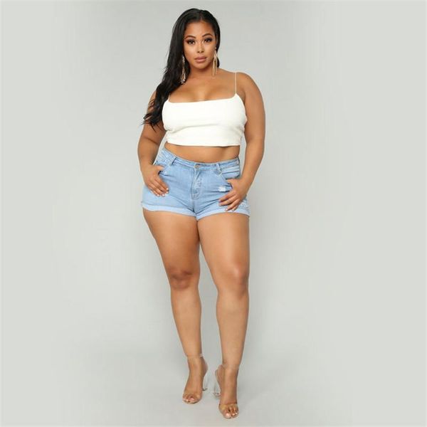 women's shorts plus size -5xl summer denim skinny ripped jeans clothing arrival, White;black
women's shorts plus size -5xl summer denim skinny ripped jeans clothing arrival, White;black