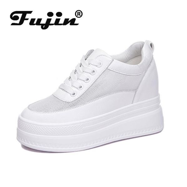 dress shoes fujin 9cm platform heel wedge sneakers pumps white air mesh hollow summer women zapatos de mujer, Black
dress shoes fujin 9cm platform heel wedge sneakers pumps white air mesh hollow summer women zapatos de mujer, Black
