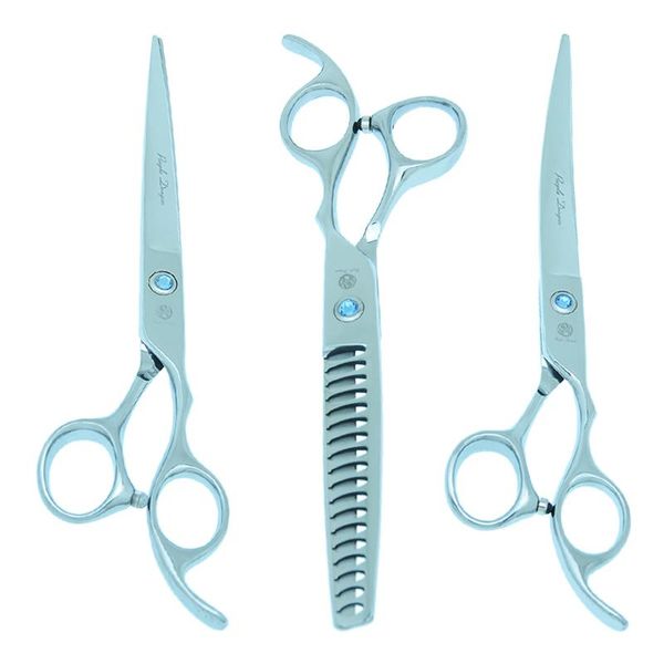 hair scissors purple dragon 7 inch japan 440c dog grooming cutting & curved shears 18 teeth thinning tesouras pet trimmer b0012b
hair scissors purple dragon 7 inch japan 440c dog grooming cutting & curved shears 18 teeth thinning tesouras pet trimmer b0012b