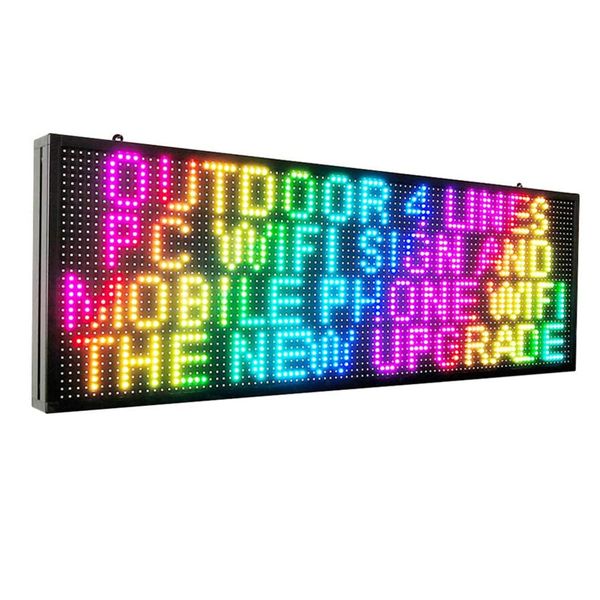 wifi led sign p10 smd 7 color scrolling led board 39"x14" high brightness outdoor led advertisingadvertising display panel
wifi led sign p10 smd 7 color scrolling led board 39"x14" high brightness outdoor led advertisingadvertising display panel
