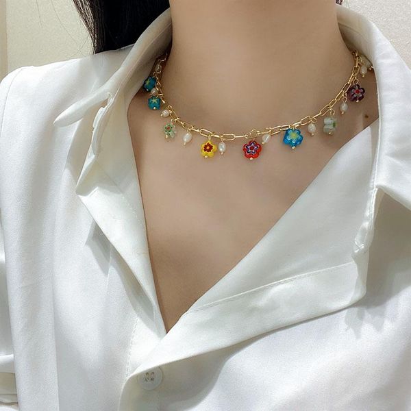 pendant necklaces casual fashion beautiful colorful flowers sweet pearl vintage pattern necklace, Silver
pendant necklaces casual fashion beautiful colorful flowers sweet pearl vintage pattern necklace, Silver