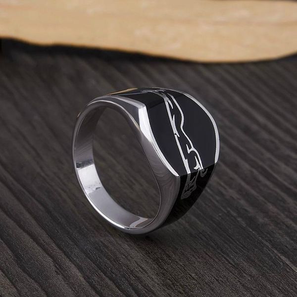 cluster rings budrovky fashion men's ring silver 100% real 925 sterling leopard for men simple domineering epoxy man s925, Golden;silver
cluster rings budrovky fashion men's ring silver 100% real 925 sterling leopard for men simple domineering epoxy man s925, Golden;silver