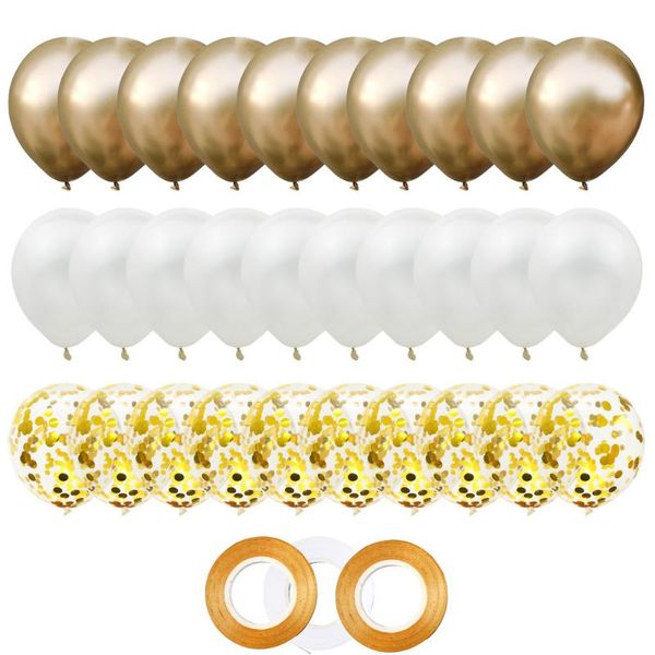 party decoration zljq 33pcs wedding valentine's day balloon metal confetti 12inch latex champagne golden ball set
party decoration zljq 33pcs wedding valentine's day balloon metal confetti 12inch latex champagne golden ball set