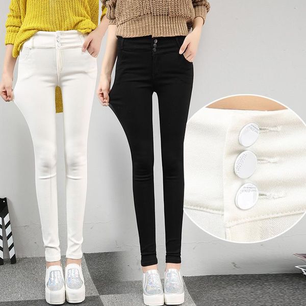 women's jeans basic pant high waist denim plus size women -xxl pants elastic silm skinny pencil zupper, Blue
women's jeans basic pant high waist denim plus size women -xxl pants elastic silm skinny pencil zupper, Blue