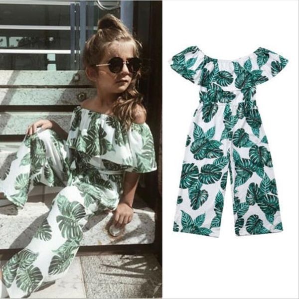 us toddler girl princess fashion printing green leaf off shoulder casual outfits, White
us toddler girl princess fashion printing green leaf off shoulder casual outfits, White