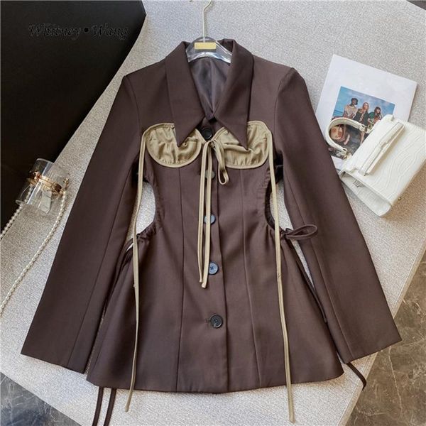 casual dresses whitney wang 2021 autumn fashion streetwear chest patchwork drawstring hollow out waist notched mini dress women party w, Black;gray
casual dresses whitney wang 2021 autumn fashion streetwear chest patchwork drawstring hollow out waist notched mini dress women party w, Black;gray