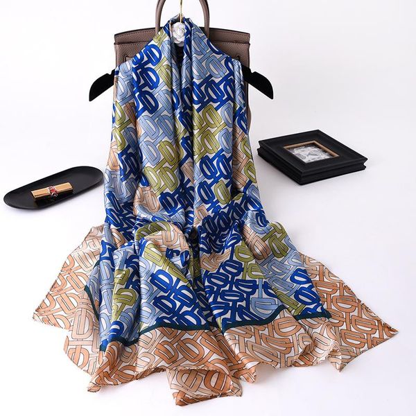scarves print dustproof satin 2021 travel silk bandanna autumn 180x90cm beach towel winter fashion sunscreen shawls, Blue;gray
scarves print dustproof satin 2021 travel silk bandanna autumn 180x90cm beach towel winter fashion sunscreen shawls, Blue;gray