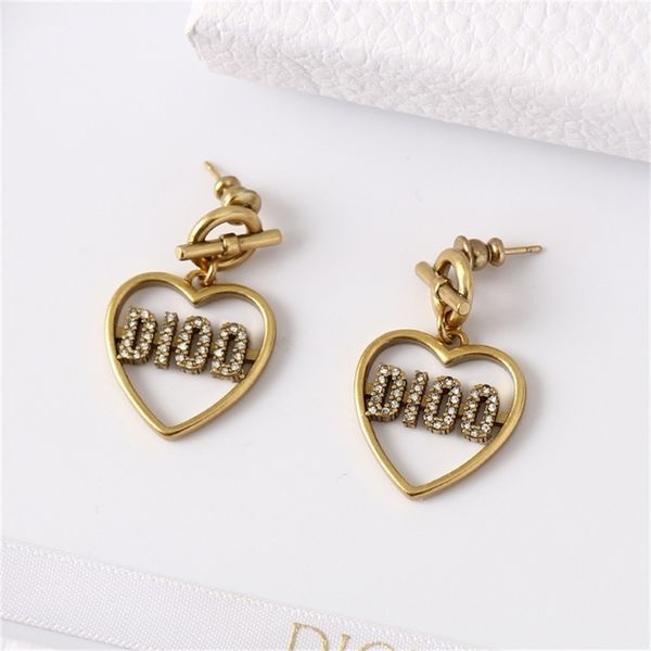 88% off wholesale store 2022 home diamond studded heart-shaped earrings female letters used brass earrings high version, Golden
88% off wholesale store 2022 home diamond studded heart-shaped earrings female letters used brass earrings high version, Golden