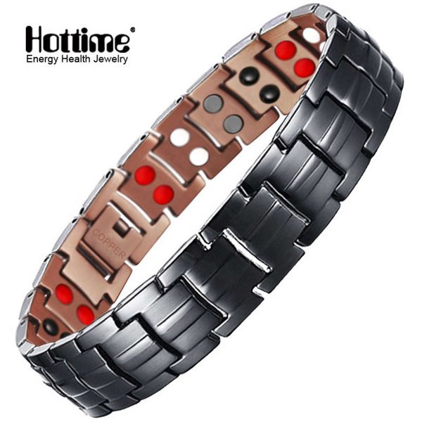 2020 new creative copper bracelet bracelet men's jewelry, Black