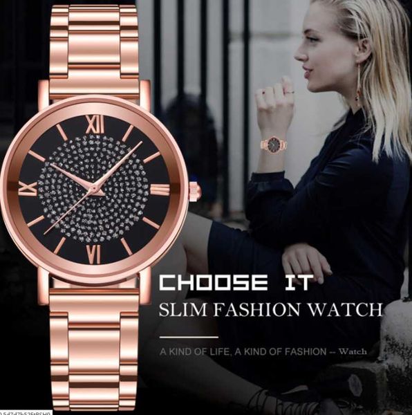 wristwatches 2021 luxury rhinestones women watches rose gold ladies wrist bracelet watch for female clock relogio feminino, Slivery;brown
wristwatches 2021 luxury rhinestones women watches rose gold ladies wrist bracelet watch for female clock relogio feminino, Slivery;brown