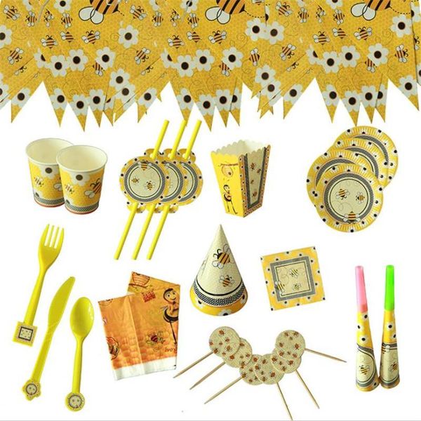 packaging dinner service omilut party supplies 1th birthday favors bumple bee decor disposable tablecloth/plates/balloons suppl
packaging dinner service omilut party supplies 1th birthday favors bumple bee decor disposable tablecloth/plates/balloons suppl