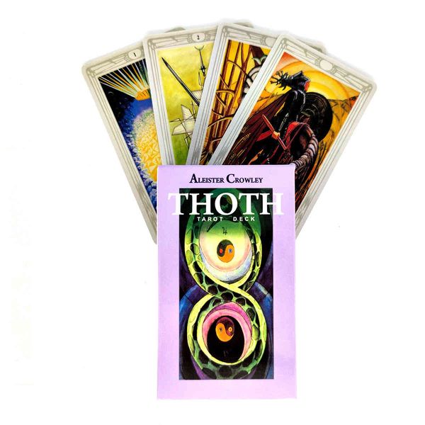 aleister crowley t tarot cards mystical guidance divination entertainment partys board game supports wholesale 78 sheets/box
aleister crowley t tarot cards mystical guidance divination entertainment partys board game supports wholesale 78 sheets/box