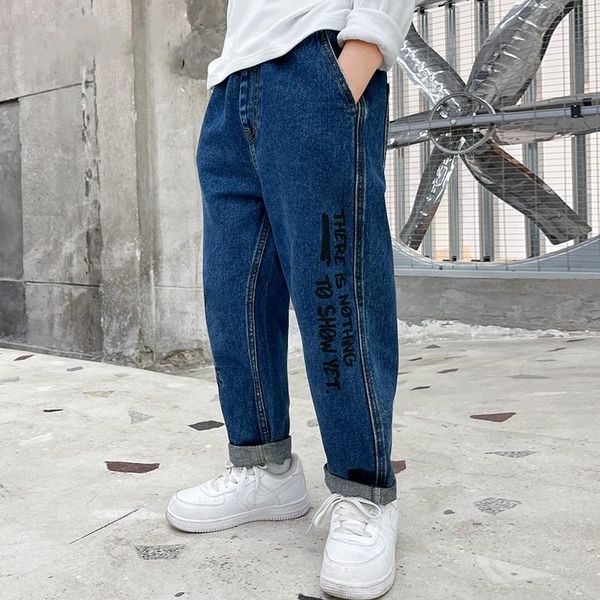jeans 5 8 10 12 14 years boys denim pants fashion letter print elastic waist trousers children kids long for autumn winter, Blue
jeans 5 8 10 12 14 years boys denim pants fashion letter print elastic waist trousers children kids long for autumn winter, Blue