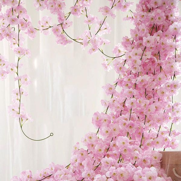 200cm artificial cherry blossoms flower wedding decoration diy rattan garland simulation flowers vine wall hanging wreath decorative & wreat
200cm artificial cherry blossoms flower wedding decoration diy rattan garland simulation flowers vine wall hanging wreath decorative & wreat
